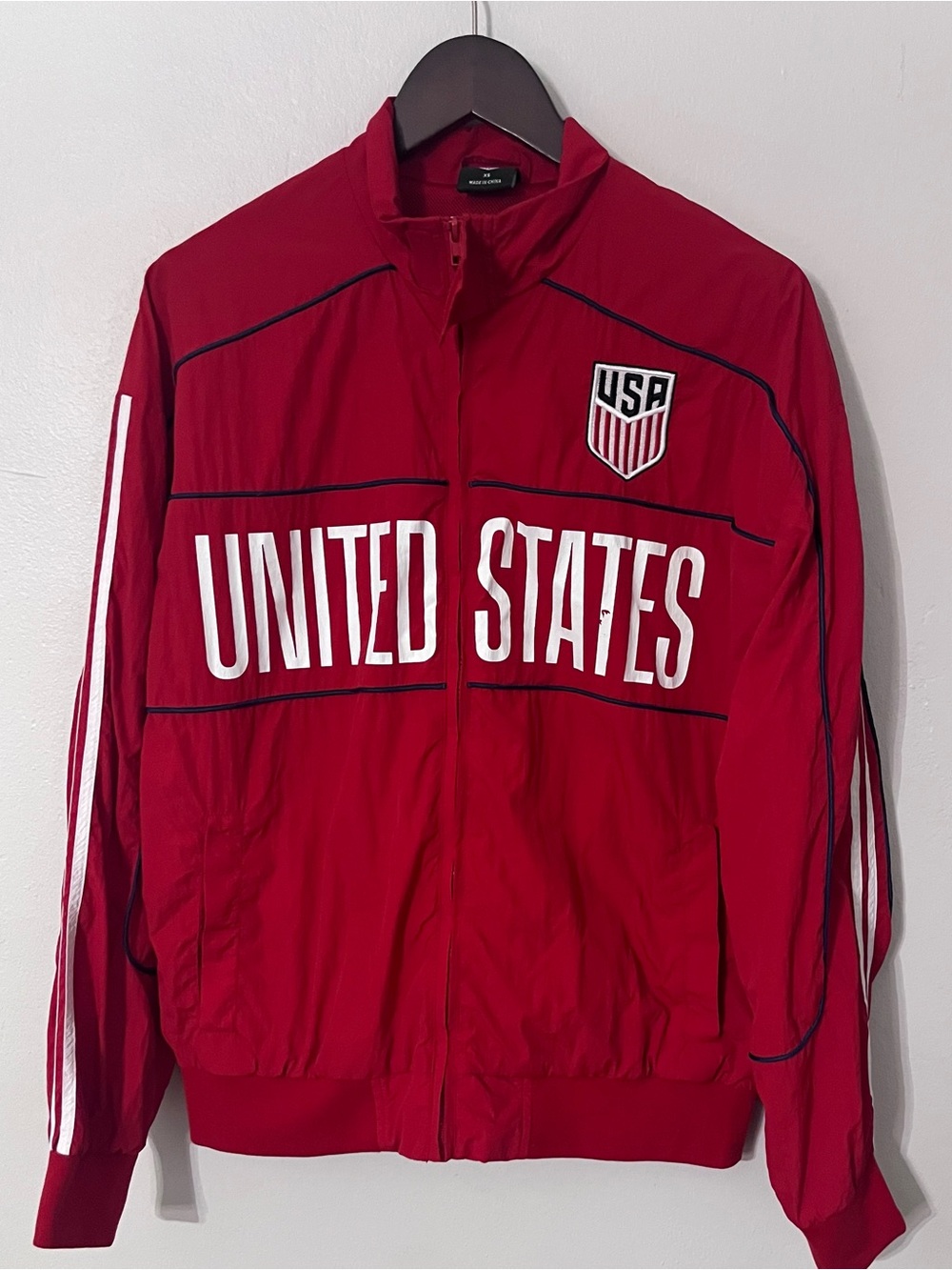 Aeropostale US Soccer Team USA Track Jacket Red XS